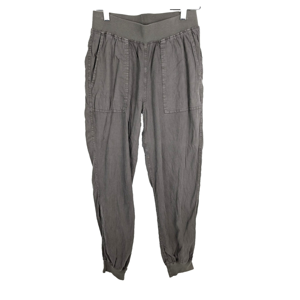 Faherty Arlie Day Pants Joggers Army Olive Green Sz S Gorpcore Lounge Comfort